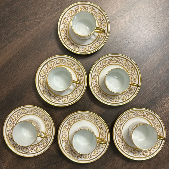 B&C Bernardaud Limoges France Tea Cups - Picture 2 of 10